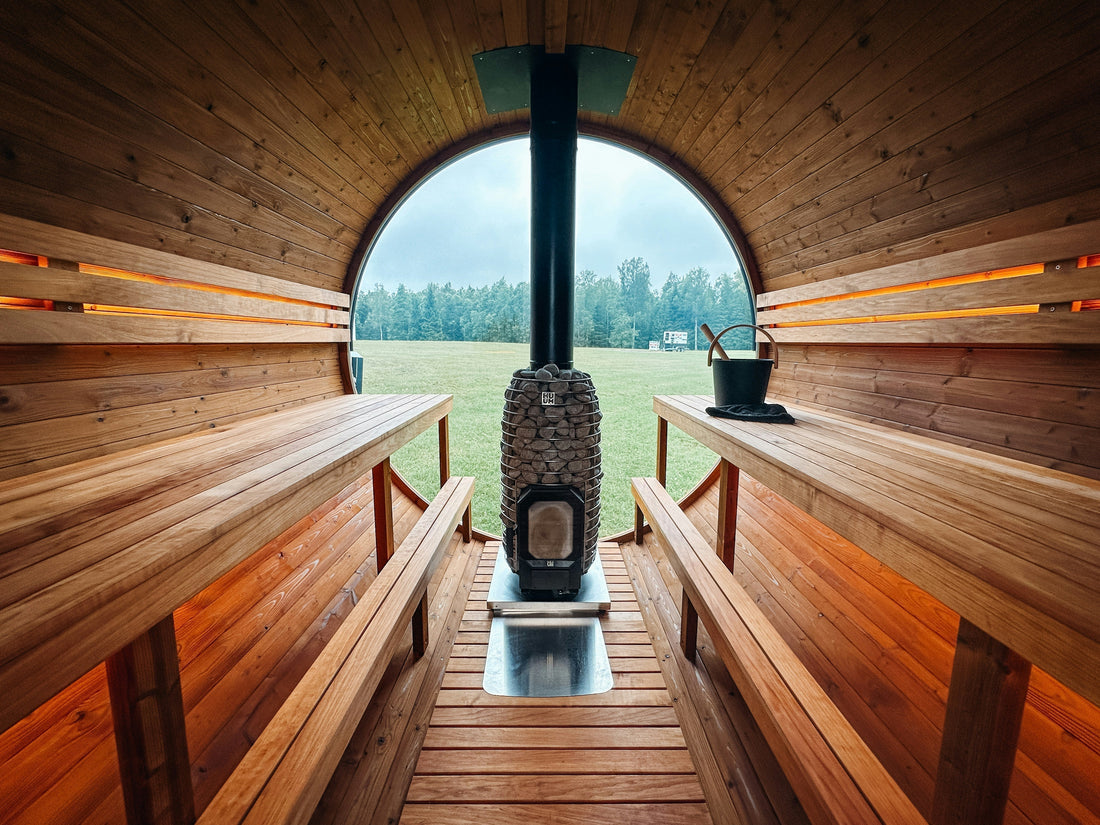 ergonomic barrel sauna canada