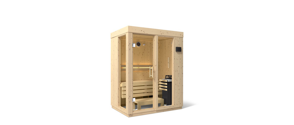 KOHLER C1 - 2 Person Indoor Sauna Kit (Scandinavian Spruce)