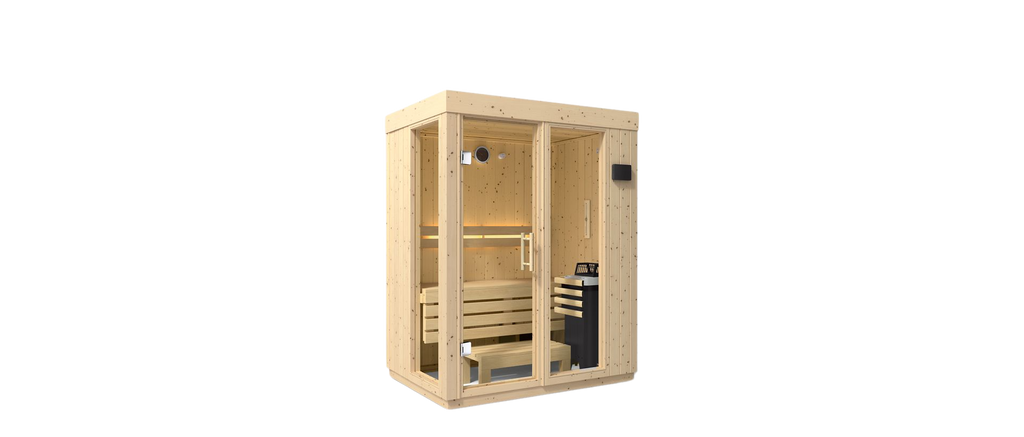 KOHLER C1 - 2 Person Indoor Sauna Kit (Scandinavian Spruce)