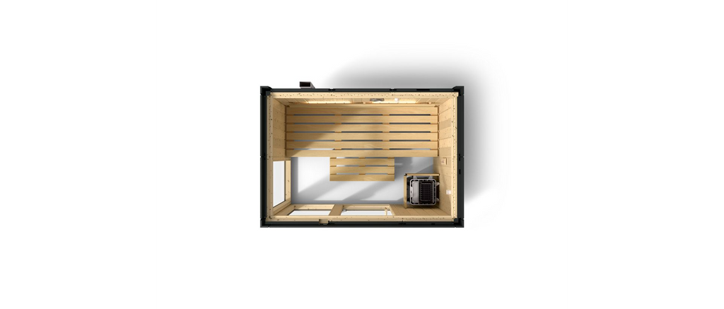 KOHLER C1 - 3 Person Indoor Sauna Kit (Graphite Grey)