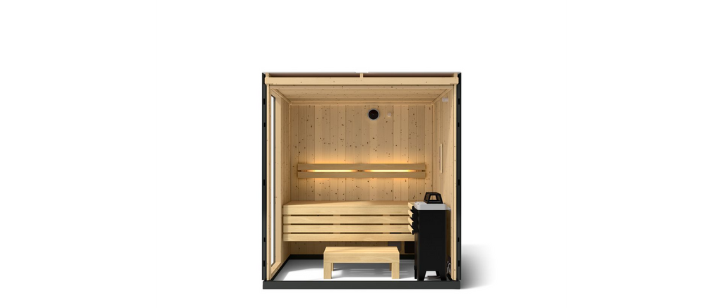 KOHLER C1 - 3 Person Indoor Sauna Kit (Graphite Grey)