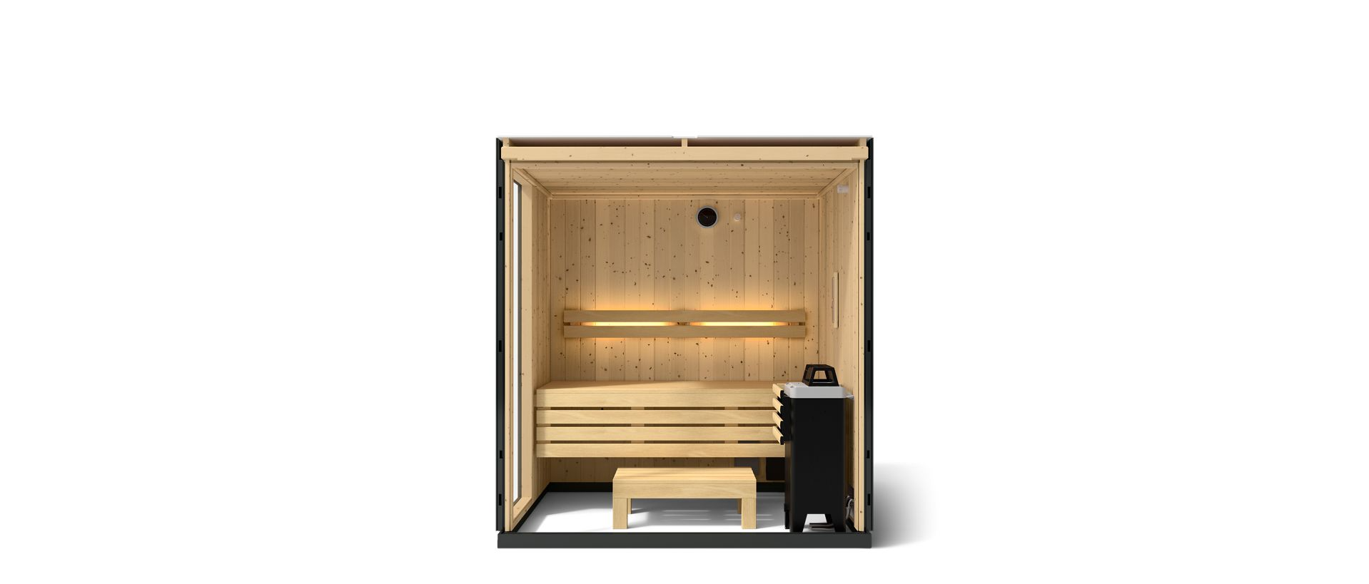 KOHLER C1 - 3 Person Indoor Sauna Kit (Graphite Grey)