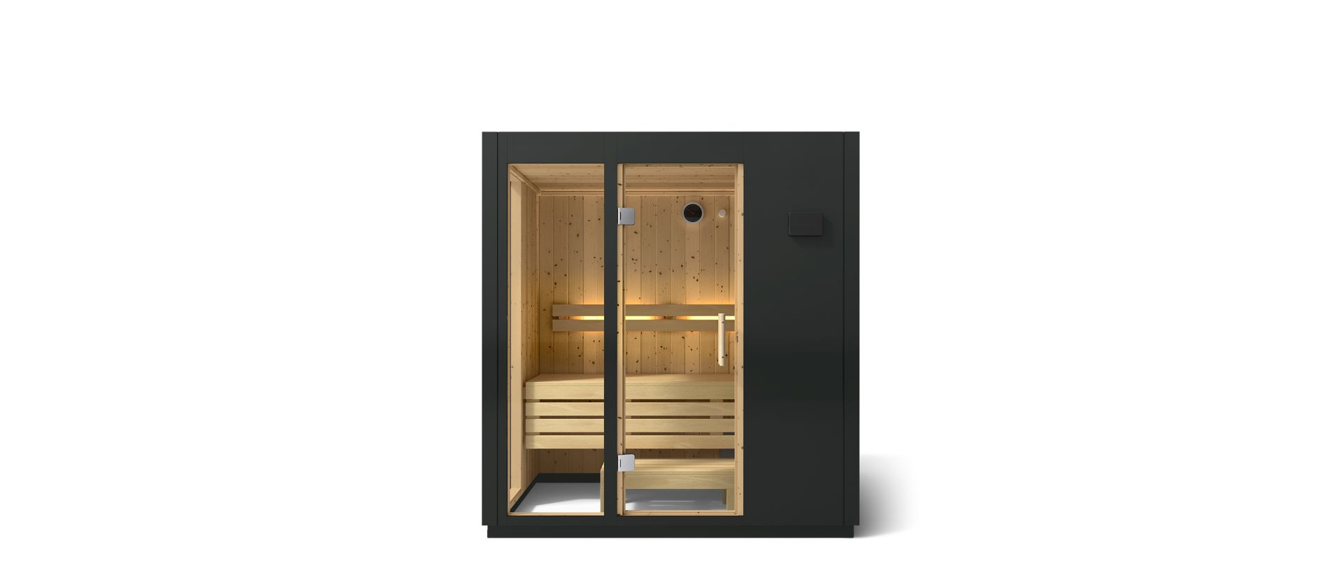 KOHLER C1 - 3 Person Indoor Sauna Kit (Graphite Grey)