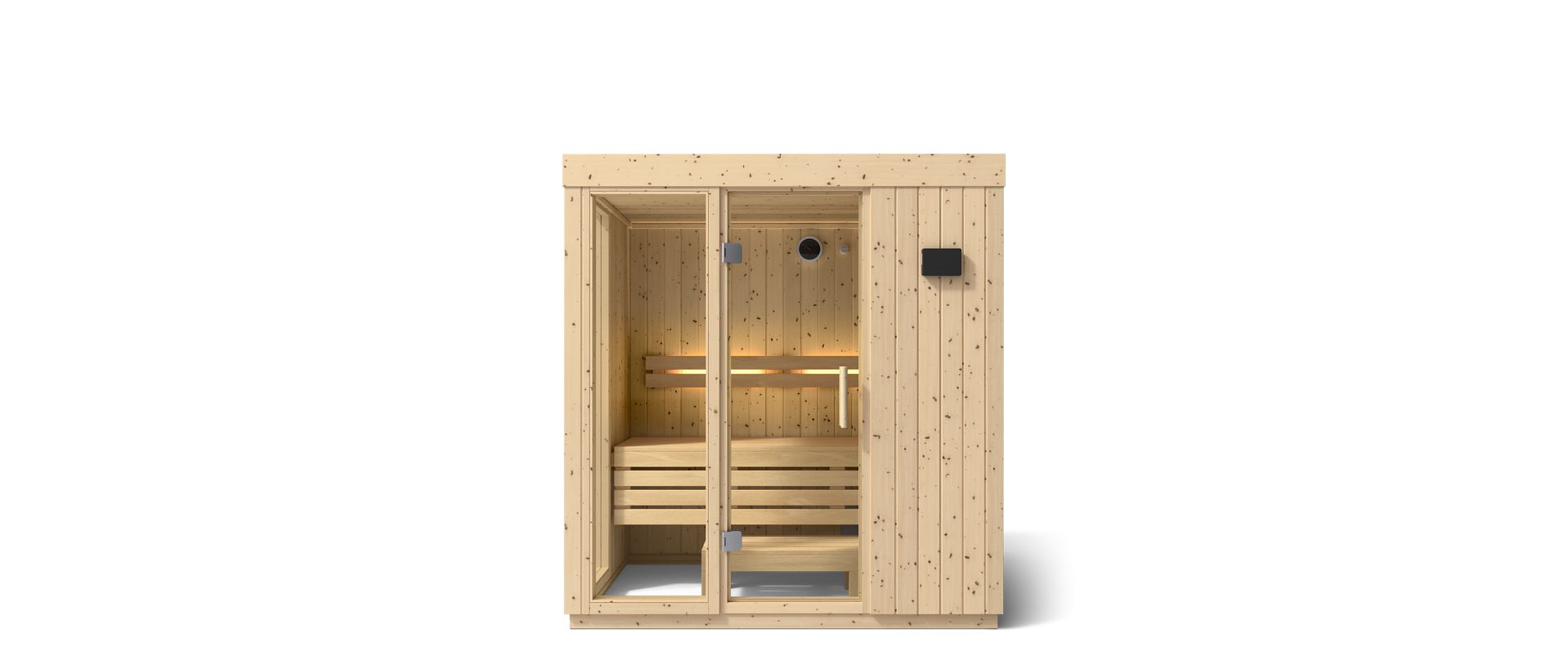 KOHLER C1 - 3 Person Indoor Sauna Kit (Scandinavian Spruce)