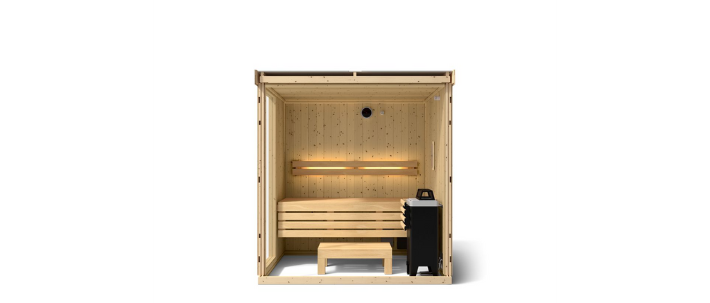 KOHLER C1 - 3 Person Indoor Sauna Kit (Scandinavian Spruce)