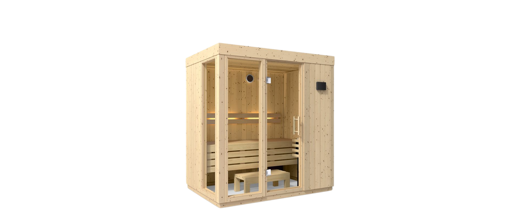 KOHLER C1 - 3 Person Indoor Sauna Kit (Scandinavian Spruce)