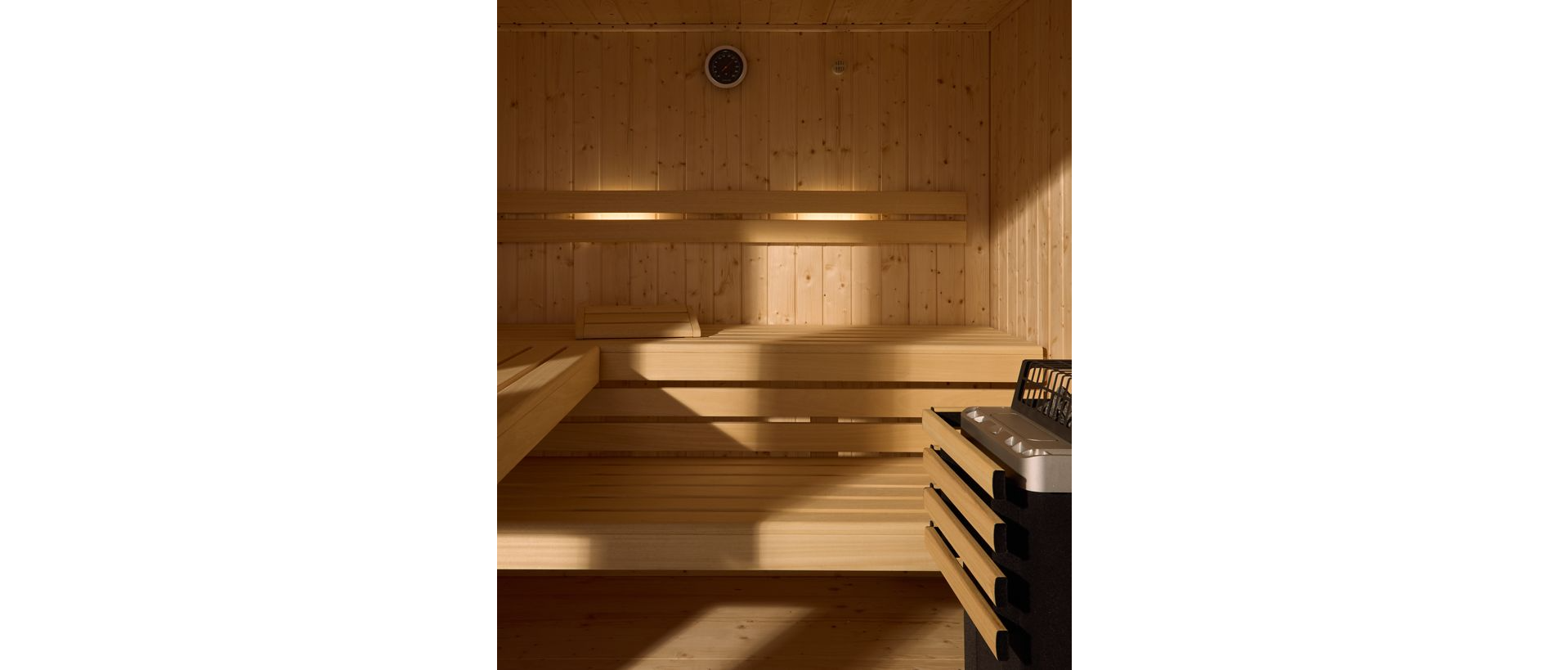 KOHLER C1 - 5 Person Indoor Sauna Kit (Scandinavian Spruce)