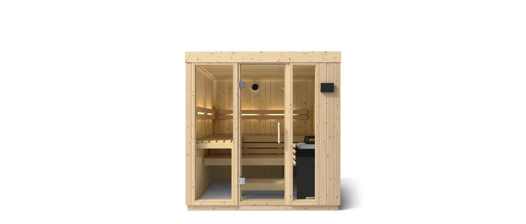 KOHLER C1 - 5 Person Indoor Sauna Kit (Scandinavian Spruce)