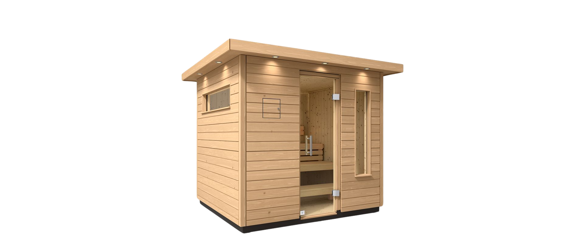 KOHLER C2 - 5 Person Outdoor Sauna Kit (Douglas Fir)