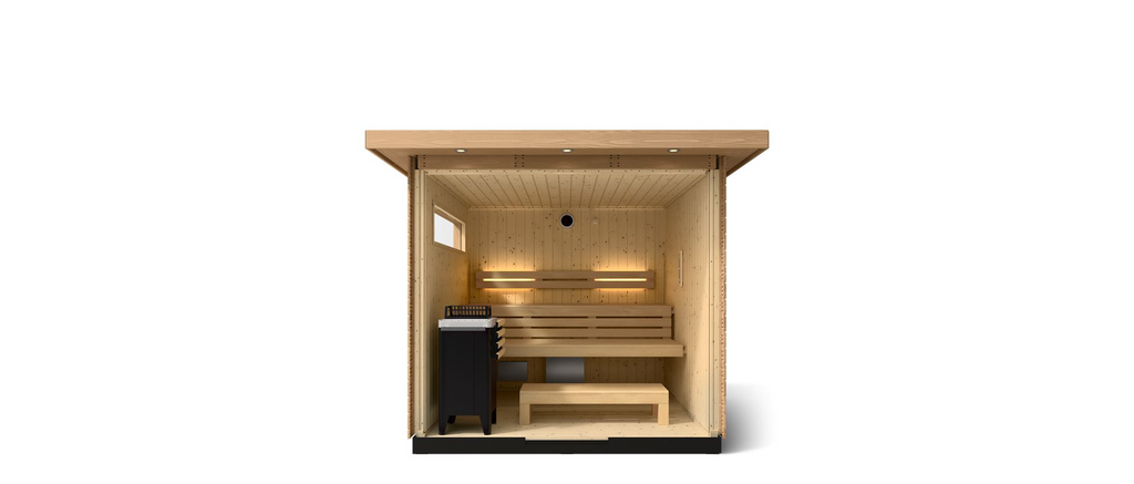 KOHLER C2 - 5 Person Outdoor Sauna Kit (Douglas Fir)