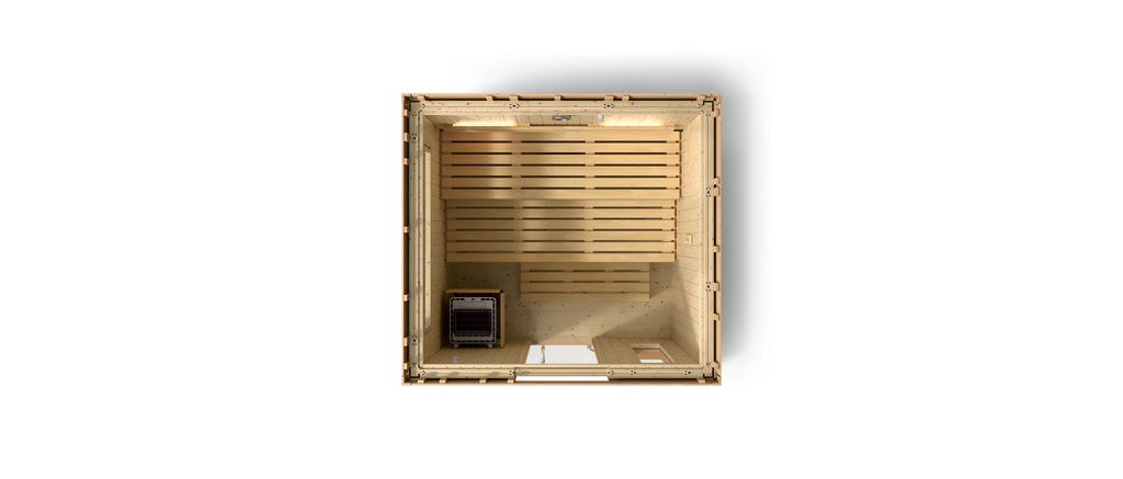 KOHLER C2 - 5 Person Outdoor Sauna Kit (Douglas Fir)