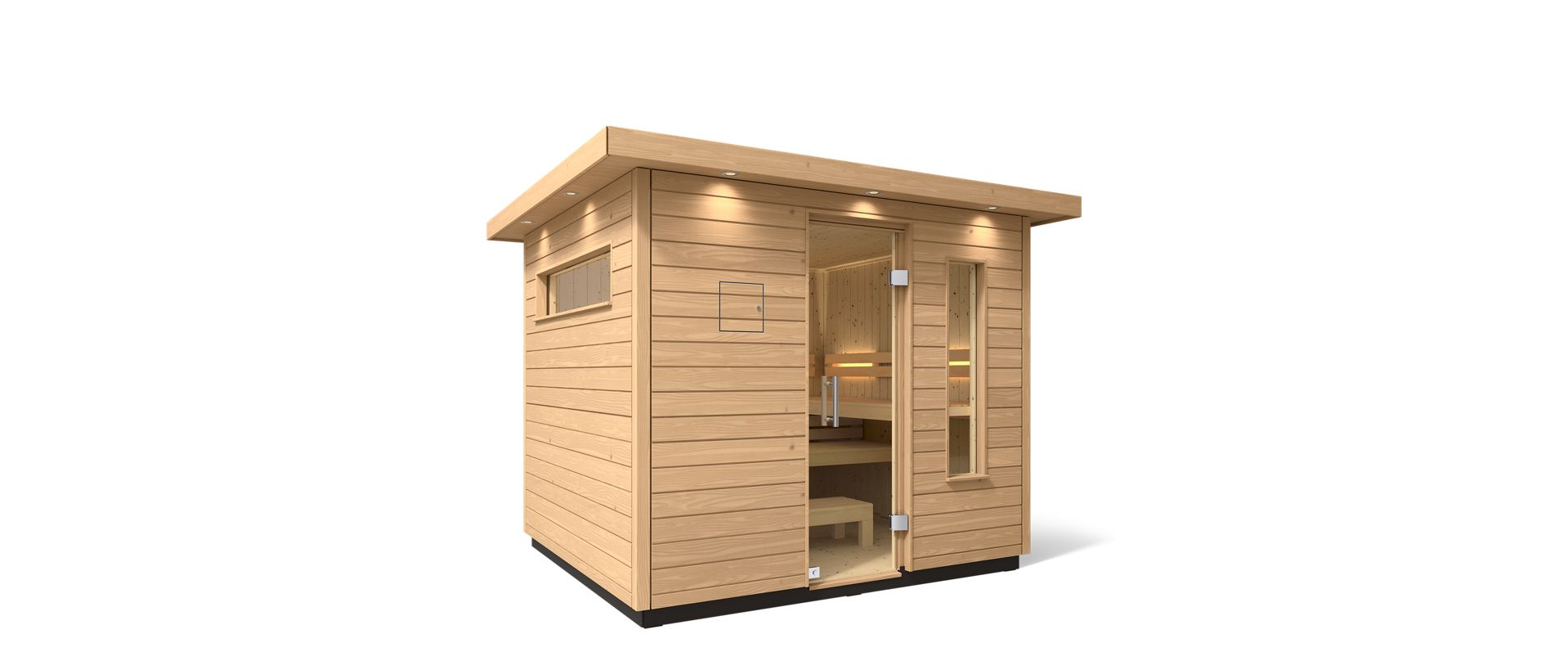 KOHLER C2 - 6 Person Outdoor Sauna Kit (Douglas Fir)