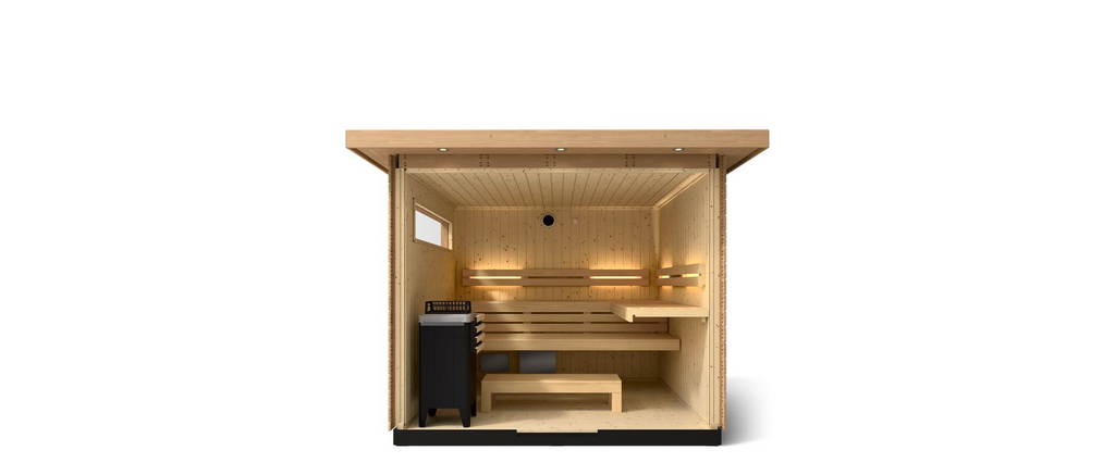 KOHLER C2 - 6 Person Outdoor Sauna Kit (Douglas Fir)