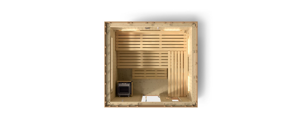 KOHLER C2 - 6 Person Outdoor Sauna Kit (Douglas Fir)