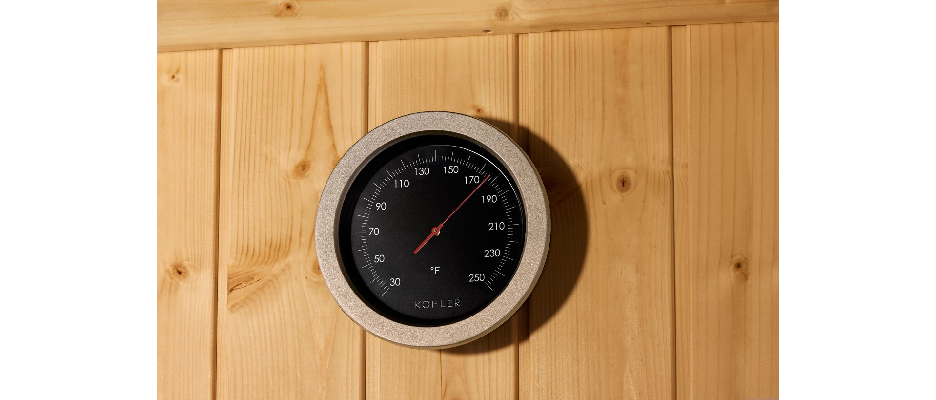 KOHLER C2 - 6 Person Outdoor Sauna Kit (Weathered Grey Spruce)