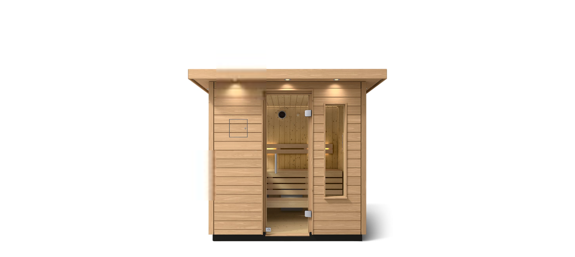 KOHLER C2 - 3 Person Outdoor Sauna Kit (Douglas Fir)