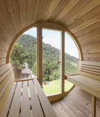 SaunaLife Ergo Glass Front E7G - 4 Person Sauna