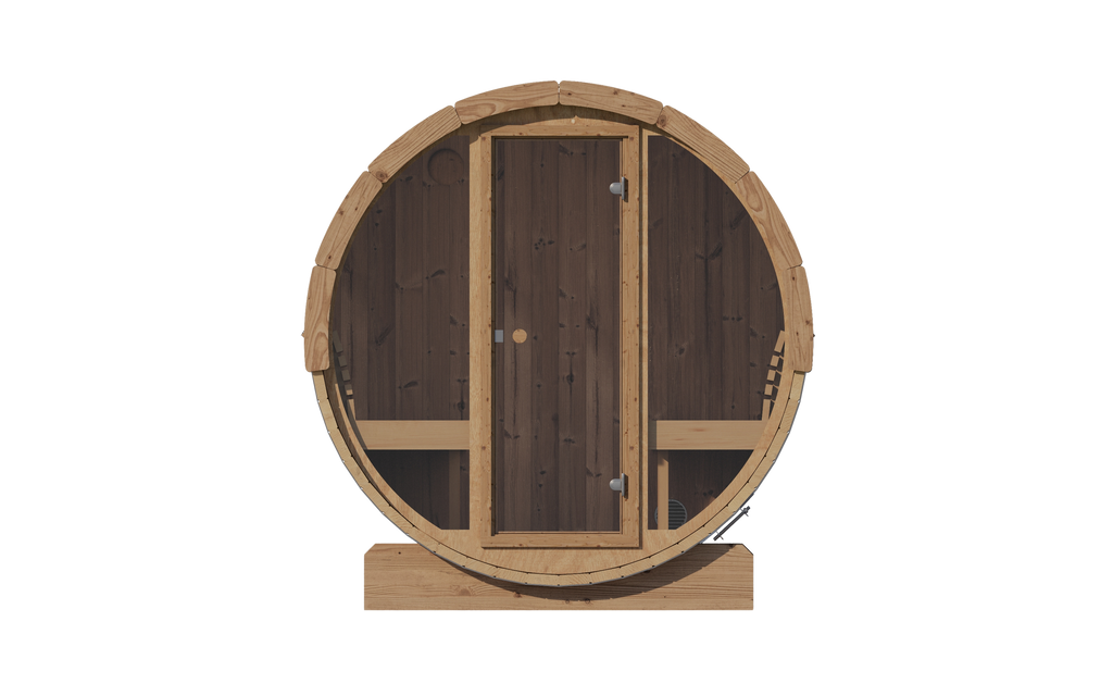 SaunaLife Ergo Glass Front E7G - 4 Person Sauna