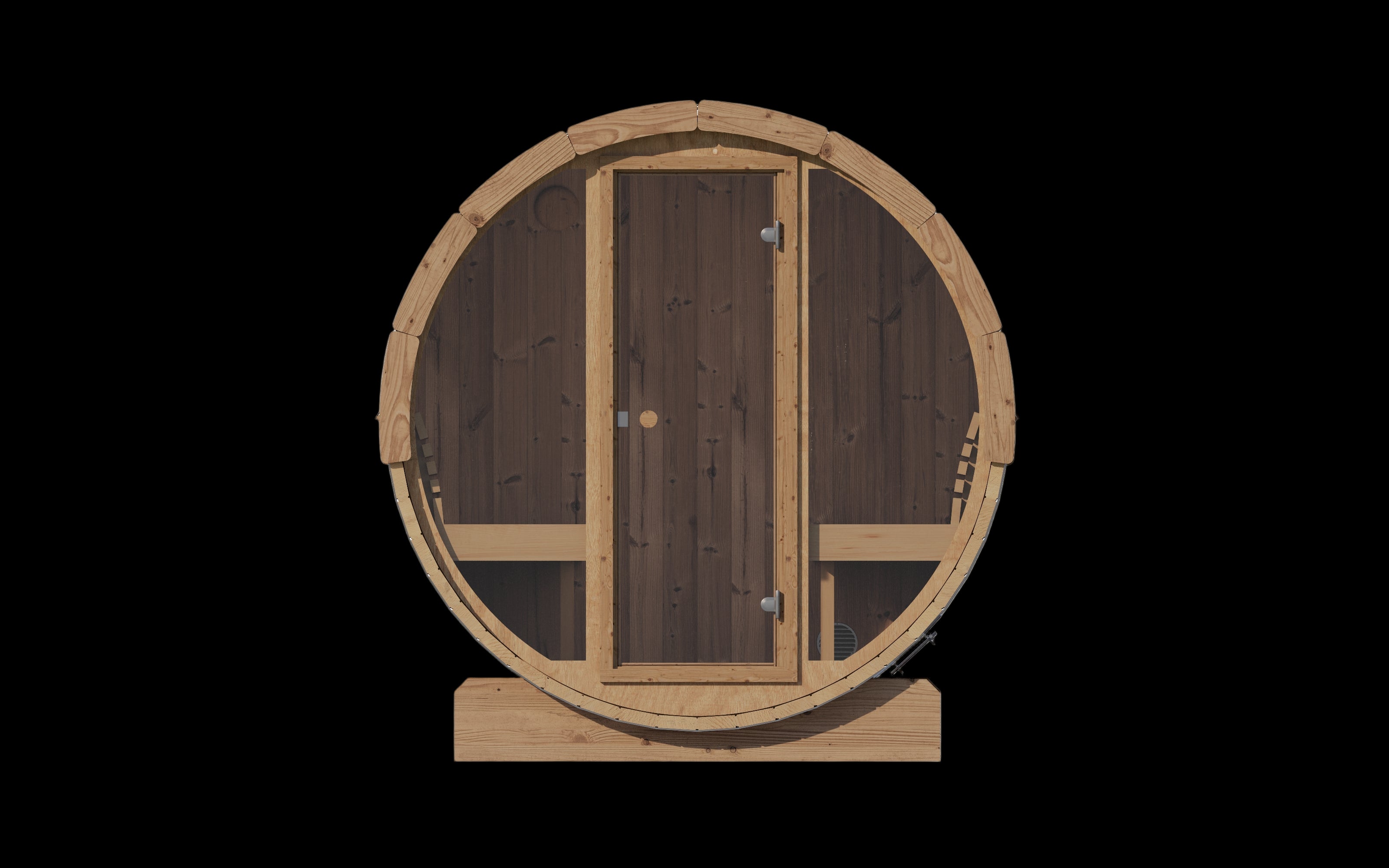 SaunaLife Ergo Glass Front E7G - 4 Person Sauna