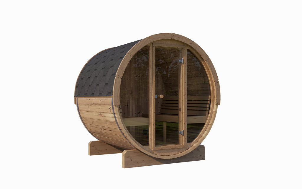 SaunaLife Ergo Glass Front E8G - 6 Person Sauna