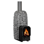 HUUM HIVE Flow Mini LS (Extended Firebox) Wood-Burning Sauna Heater