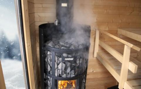 Harvia Legend 240 GreenFlame Wood-Burning Sauna Heater