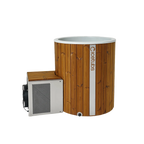 Icetubs IceBarrel XL — Immersion Tub, Thermowood & Fiberglass Cold Plunge, 63"W x 41"D x 47"H