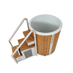 Icetubs IceBarrel XL — Immersion Tub, Thermowood & Fiberglass Cold Plunge, 63"W x 41"D x 47"H