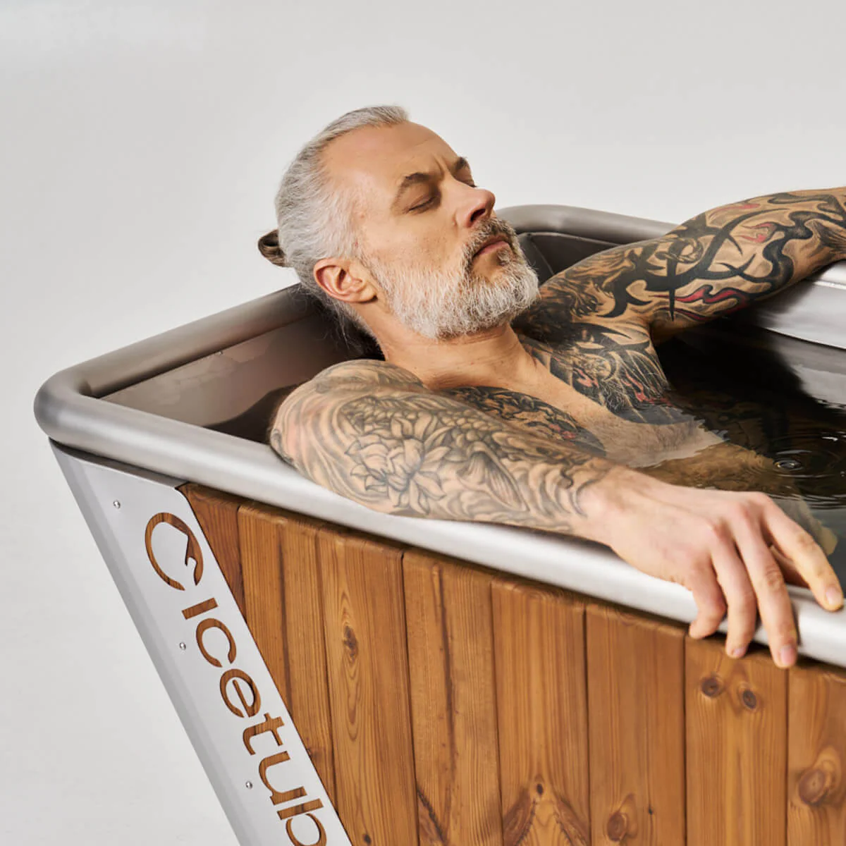Icetubs IceBath — Coldtherapy Bath, Thermowood & Stainless Cold Therapy Immersion
