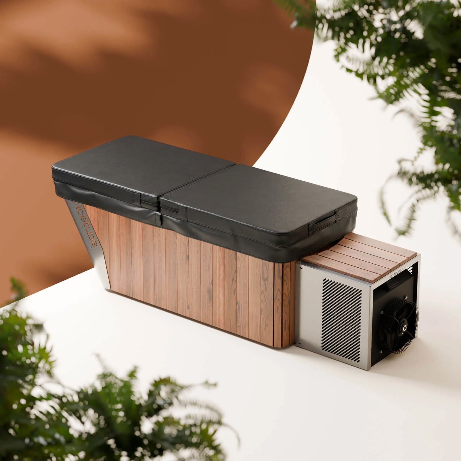 Icetubs IceBath — Coldtherapy Bath, Thermowood & Stainless Cold Therapy Immersion
