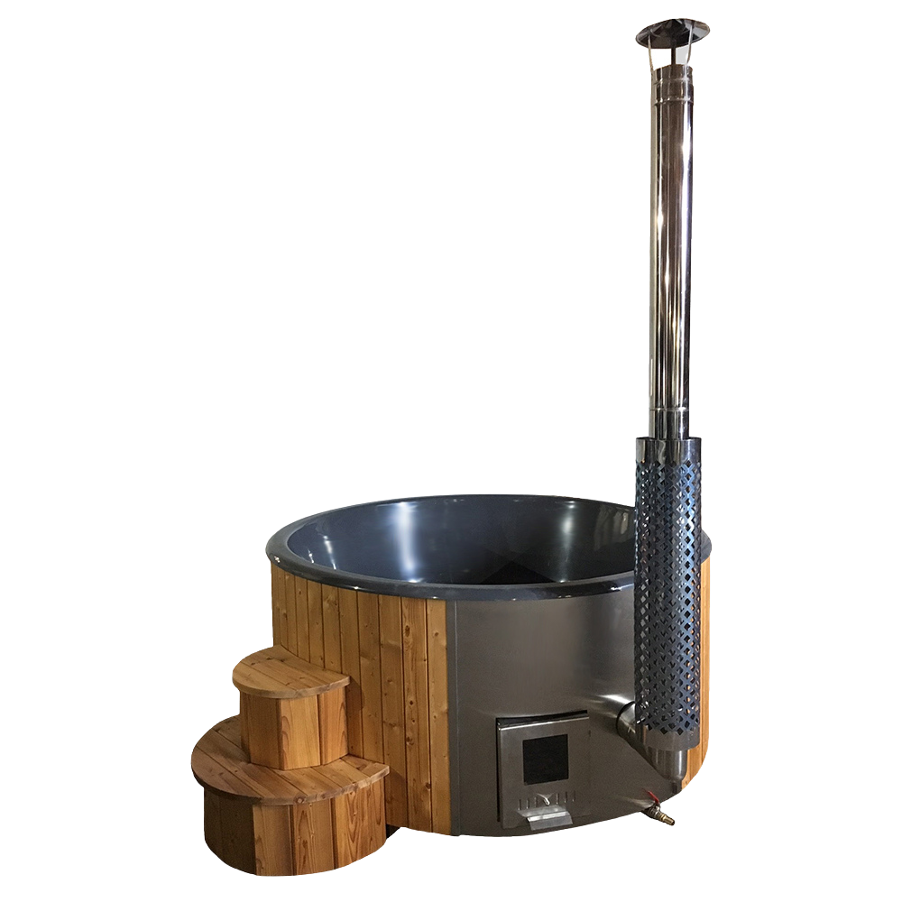 SaunaLife SOAK S4N Wood-Burning Hot Tub - 6 Person