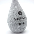 Soapstone Sauna Gnome with Cone Hat, Black Logo