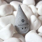 Soapstone Sauna Gnome with Cone Hat, Black Logo