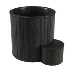 SaunaLife S1B Cold/Hot Immersion Tub Black - 1 Person