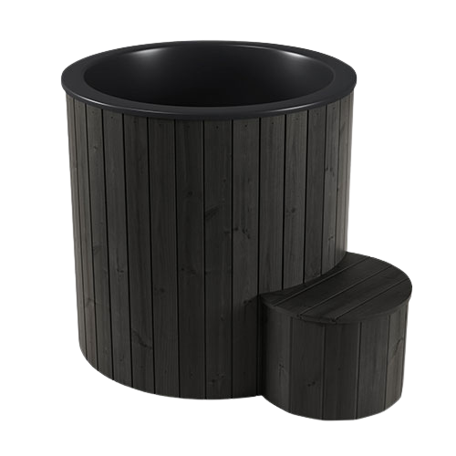 SaunaLife S1B Cold/Hot Immersion Tub Black - 1 Person