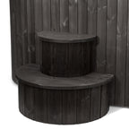 SaunaLife Model S2B 2-Person Cold/Hot Immersion Tub, Black