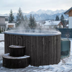 SaunaLife Model S2B 2-Person Cold/Hot Immersion Tub, Black