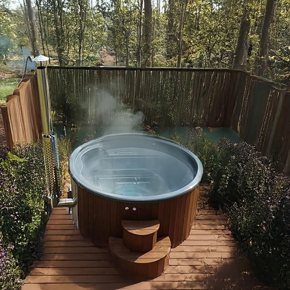 SaunaLife SOAK S4N Wood-Burning Hot Tub - 6 Person