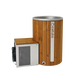 Icetubs IceBarrel — Immersion Tub, Thermowood & Stainless Cold Plunge, 53"W x 31"D x 47"H