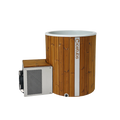 Icetubs IceBarrel XL — Immersion Tub, Thermowood & Fiberglass Cold Plunge, 63"W x 41"D x 47"H