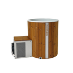 Icetubs IceBarrel XL — Immersion Tub, Thermowood & Fiberglass Cold Plunge, 63"W x 41"D x 47"H