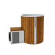 Icetubs IceBarrel XL — Immersion Tub, Thermowood & Fiberglass Cold Plunge, 63"W x 41"D x 47"H
