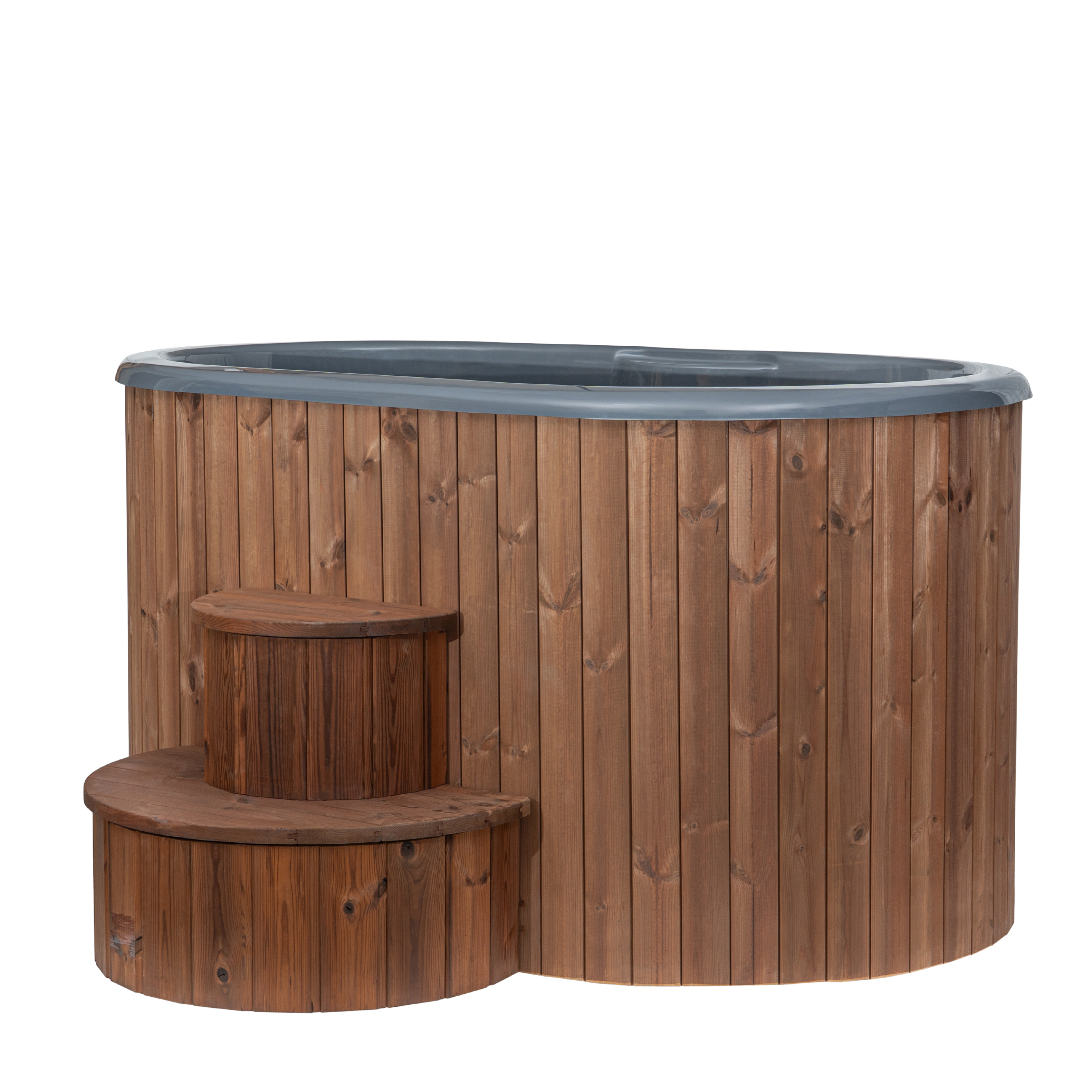 SaunaLife Model S2N 2-Person Cold/Hot Immersion Tub, Natural