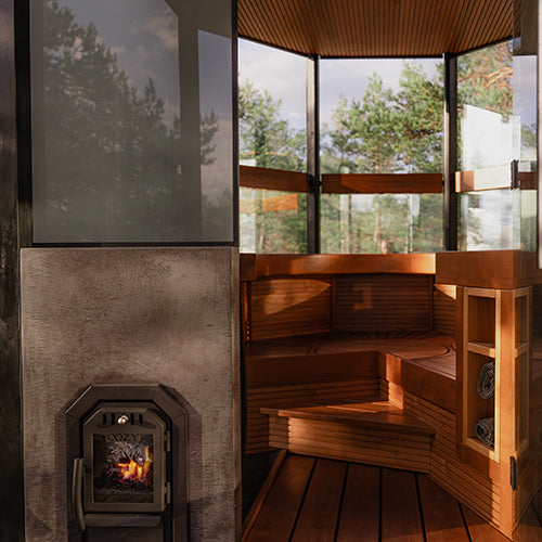 Cozy Heat OG 12 Thru-Wall Sauna Stove