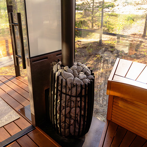 Cozy Heat SW 12 Thru-Wall Sauna Stove