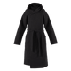 HUUM OVO Sauna Kimono in black waffle cotton