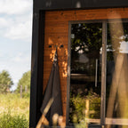 HUUM OVO sauna towels in use