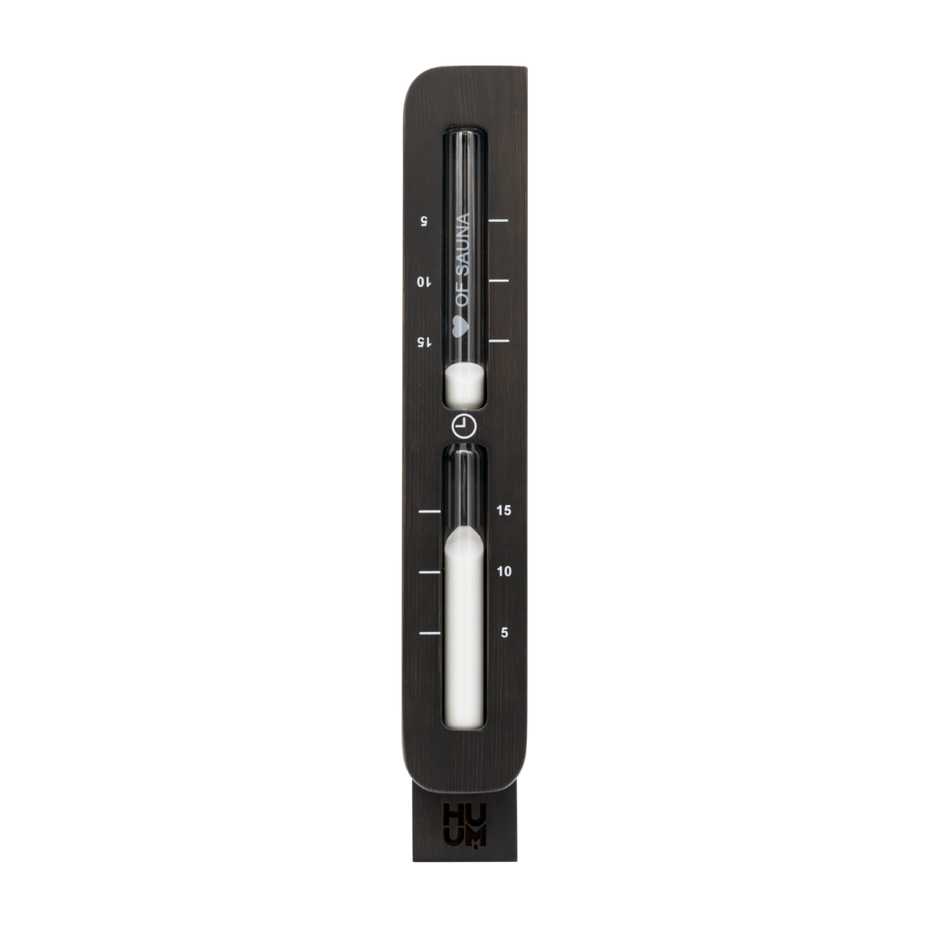 HUUM TASA Sauna Sand Timer, Black