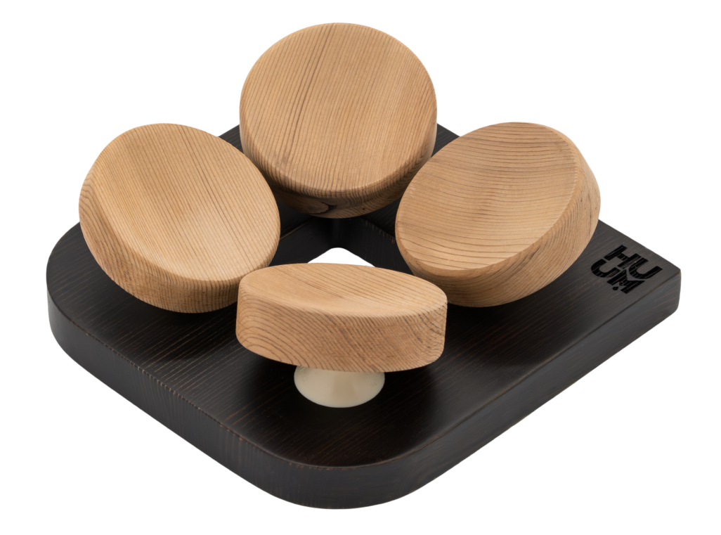 HUUM TASA Wooden Sauna Headrest, Black