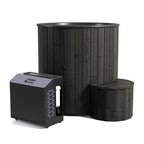 SaunaLife S1B Cold/Hot Immersion Tub Black - 1 Person